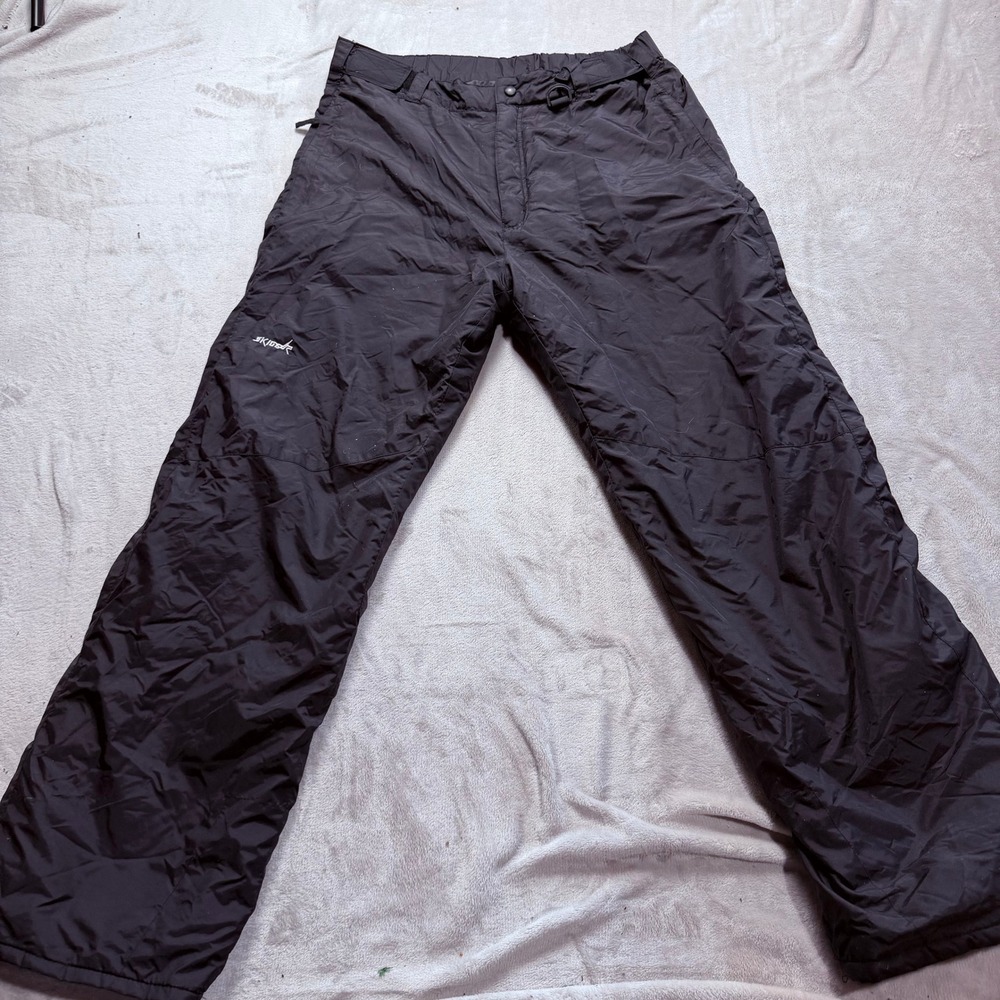 SKIGEAR Men Black Insulated Ski Snow Pants‎ XLWaterproof Windproof WinterOutdoor